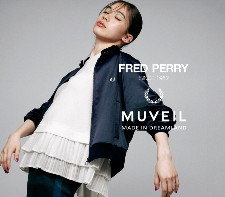 FRED PERRY x MUVEIL トラックジャケット フレッドペリー-