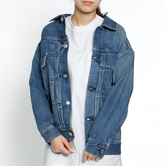 HYKE denim jacket BIG FIT 入荷 | st company online store 入荷案内 