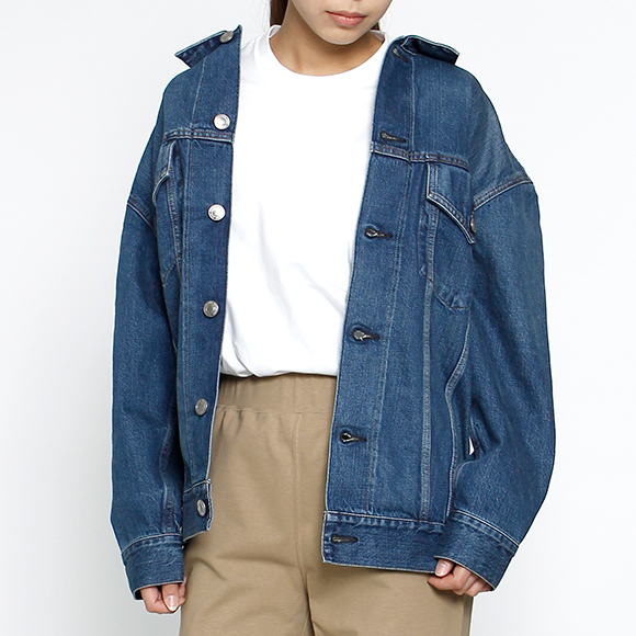 HYKE denim jacket BIG FIT 入荷 | st company online store