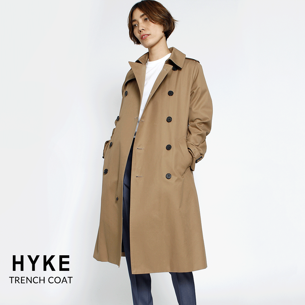 HYKE トレンチコート再入荷 | st company online store 入荷案内ブログ