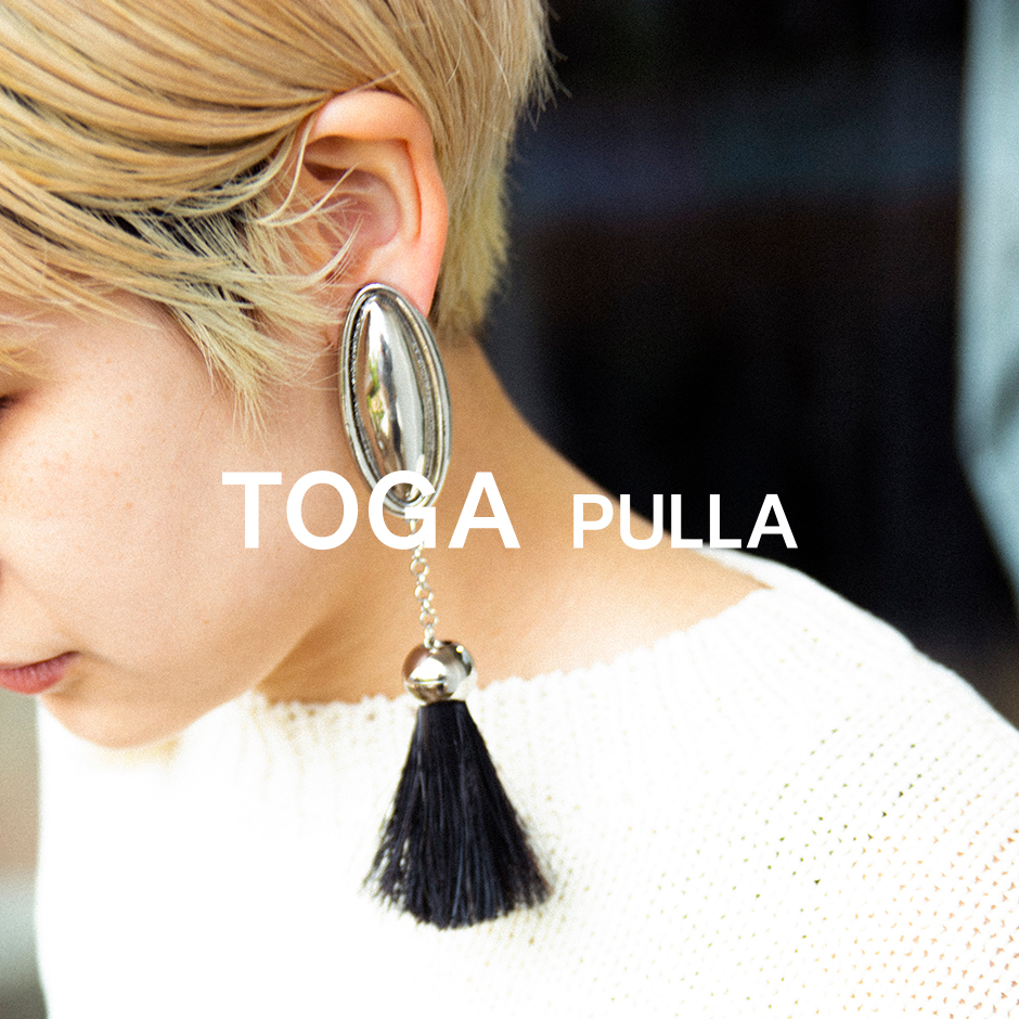 TOGA PULLA Metal fringe earrings | hartwellspremium.com