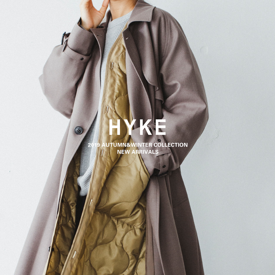 国産】 HYKE - キルティング ライナーコート 完売 hyke ロングコート ...