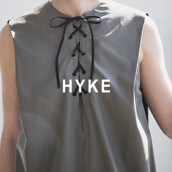 HYKE  2020SS BIB FRONT SHIRT シャツ 新品