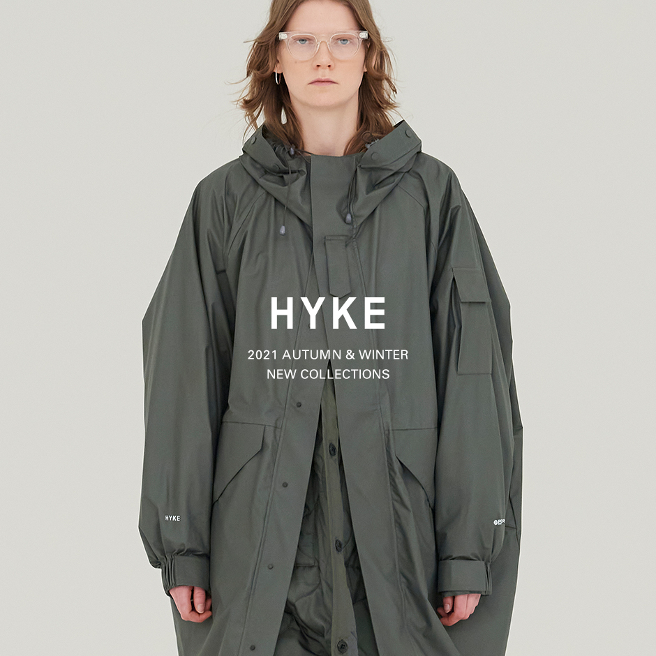 HYKE　PERTEX HOODED PADDED MILITARY COAT