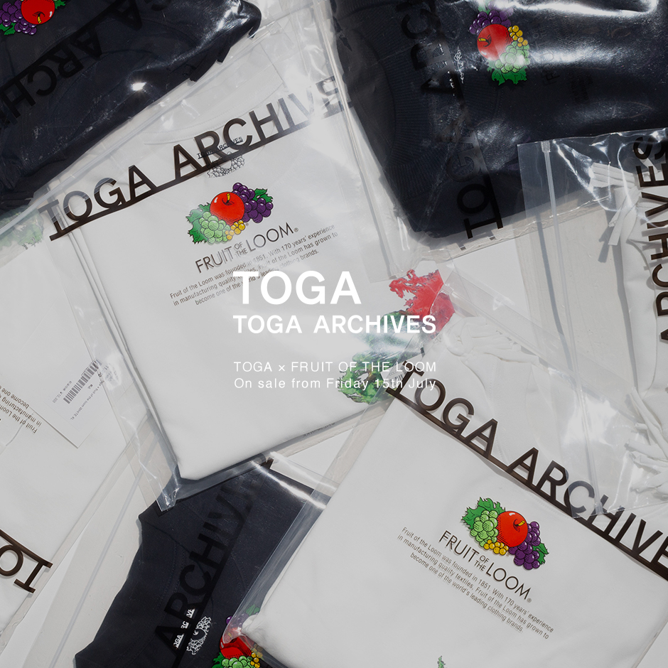 TOGA×FRUIT OF THE LOOM＞コラボレーションアイテムが入荷！ | st 