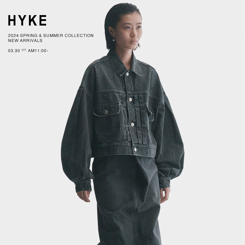 HYKE＞新作入荷 3.30 | st company online store 入荷案内ブログ